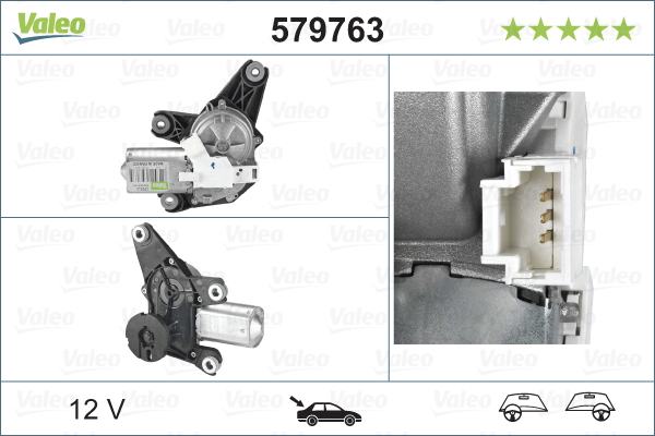 Motor stergator 579763 VALEO